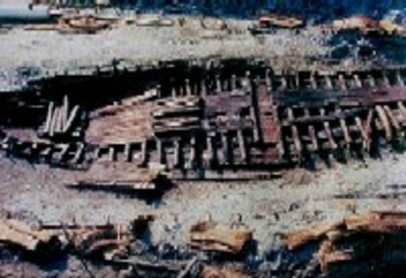 Reperto archeologico della nave Romana